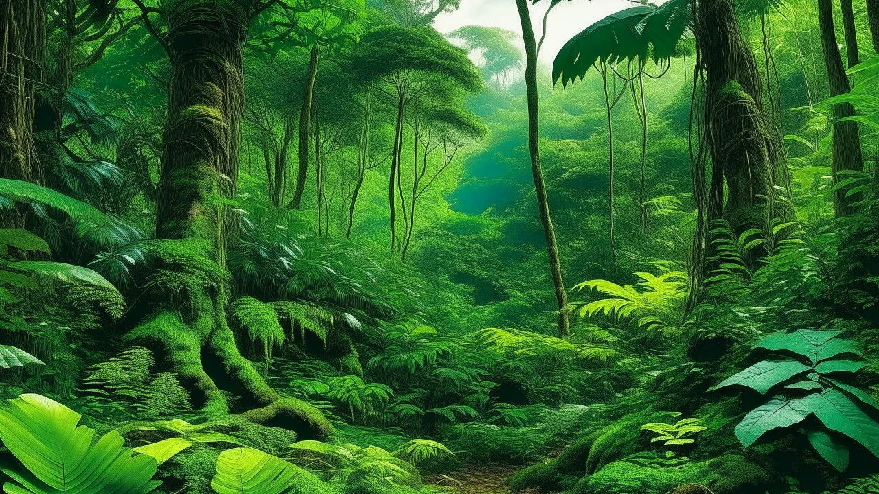 The image used for this article showcases a stunning, vibrant forest that exudes unparalleled natural beauty. The lush, diverse foliage of the towering trees creates a captivating, picturesque scene. This image highlights the extraordinary aesthetic of the forest, underscoring the crucial importance of preserving this enchanting natural haven from deforestation and desertification.