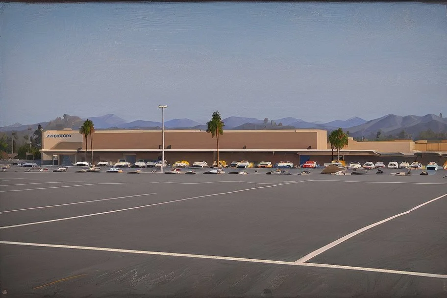 California parking lot by andrea del sarto