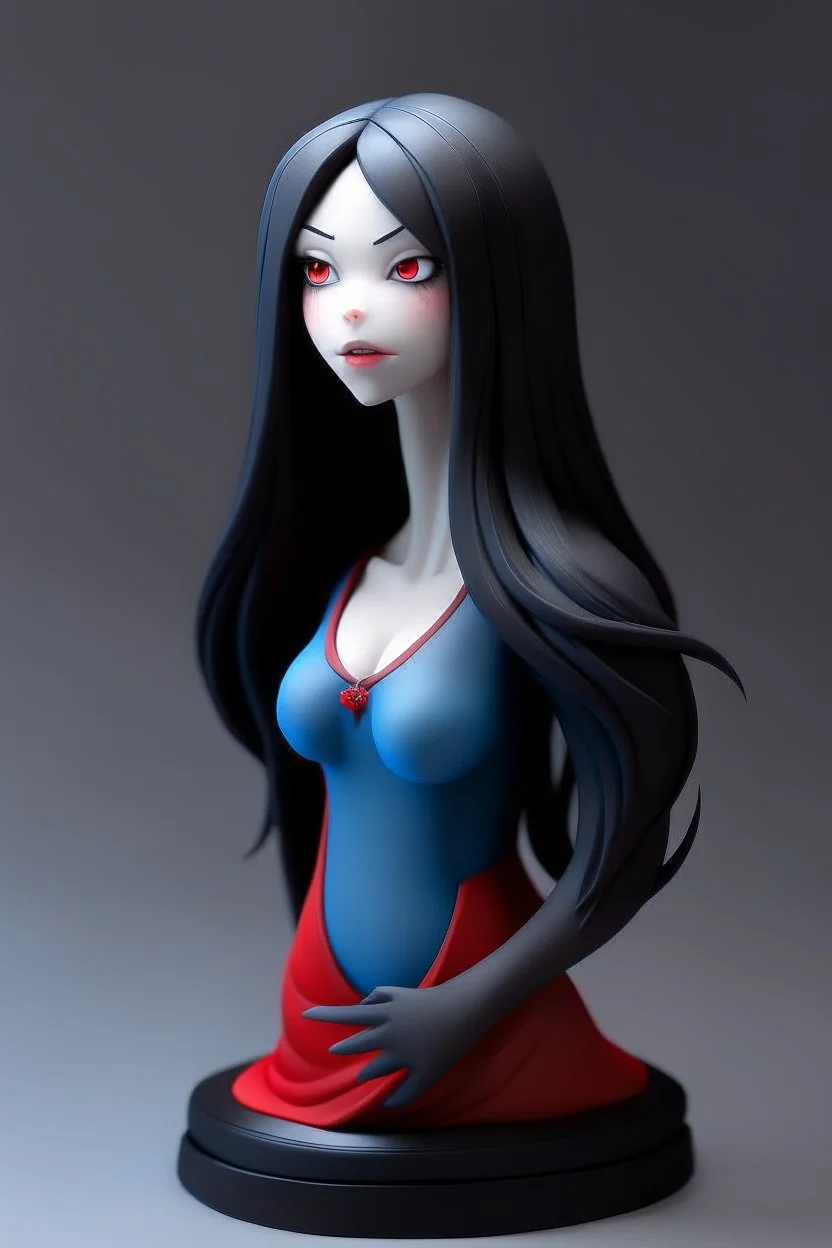 marceline vampire adventure time animation bust styled