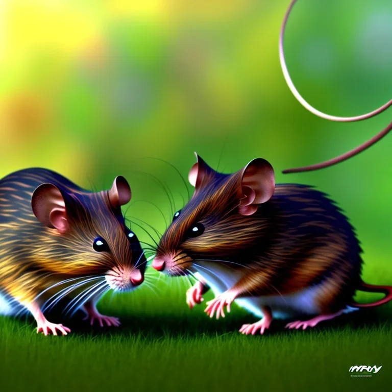 Field mouse, cartoon, high definition, ultra 8 k,