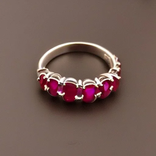 ruby ring with braided band, braided band, men's jewellery