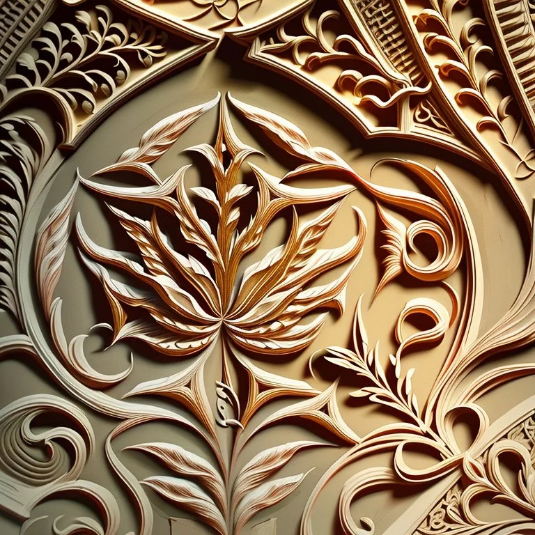 Most detailed intricate painting relief