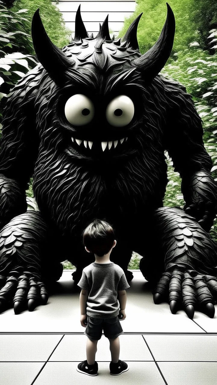 صوره سوداء ويوجد وحش علاق جدا ويضهر القليل منه يعني يكون ضاهر في الصوره