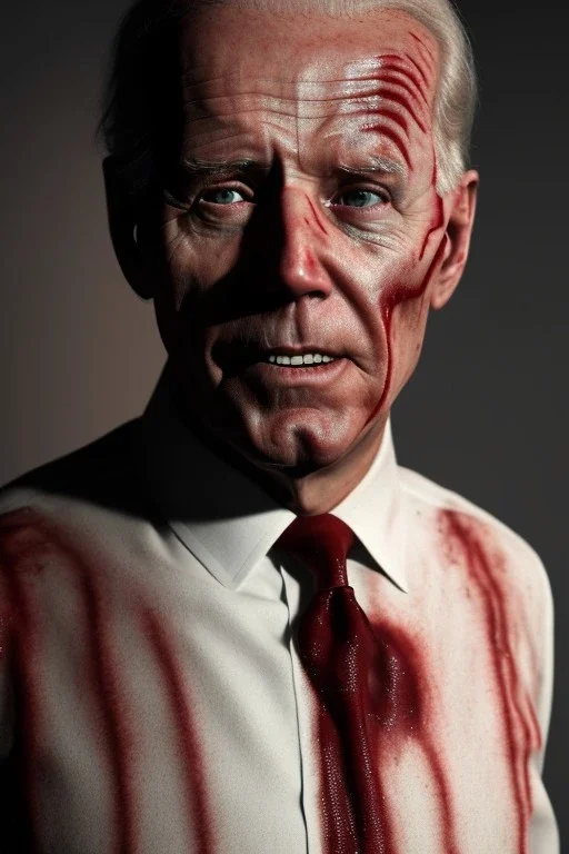 Ultra realistic image, joe biden zombie, zombie performance, skull, blood, torn arm, night, walking twisted, waist up view, thriller style, dark ambient, highly detailed, White House background, concept art, unreal engine 5, god rays, ray tracing, RTX, lumen lighting, ultra detail, volumetric lighting, 3d, finely drawn, high definition, high resolution.