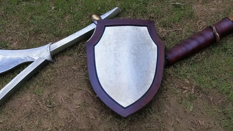 medieval sword and shield