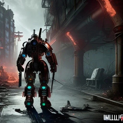 fallout 4 character, elfking on rollerskies in the streets of cyberpunk city, unreal engine