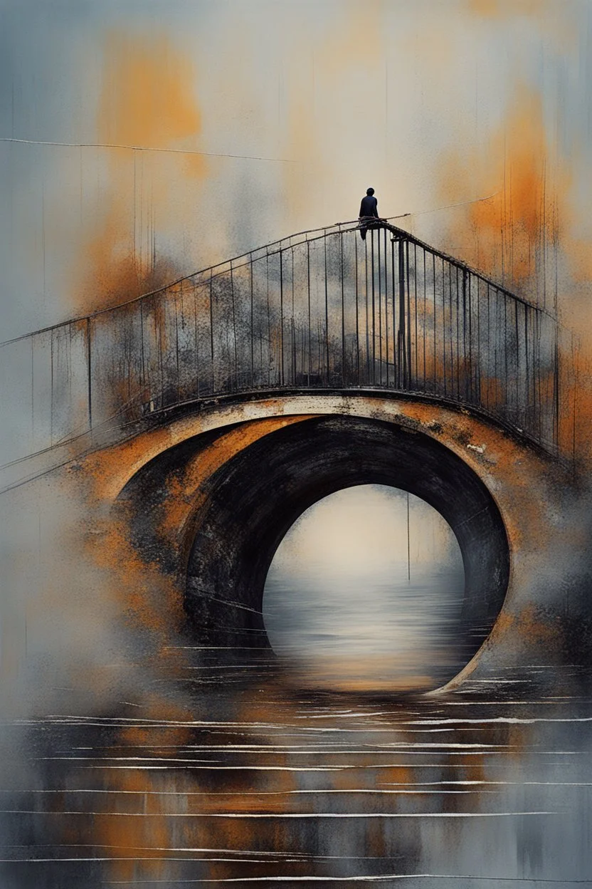 The very act of stepping out into the unknown with no guarantee of success is what creates a bridge to the future and to the possibility of a positive outcome; contemporary art