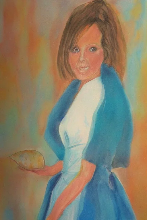 Portrait lady, full body shot, full-color medium shot CoconutGirl