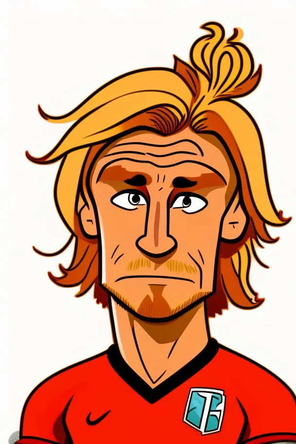 Rasmus Hojlund Footballer,cartoon 2d