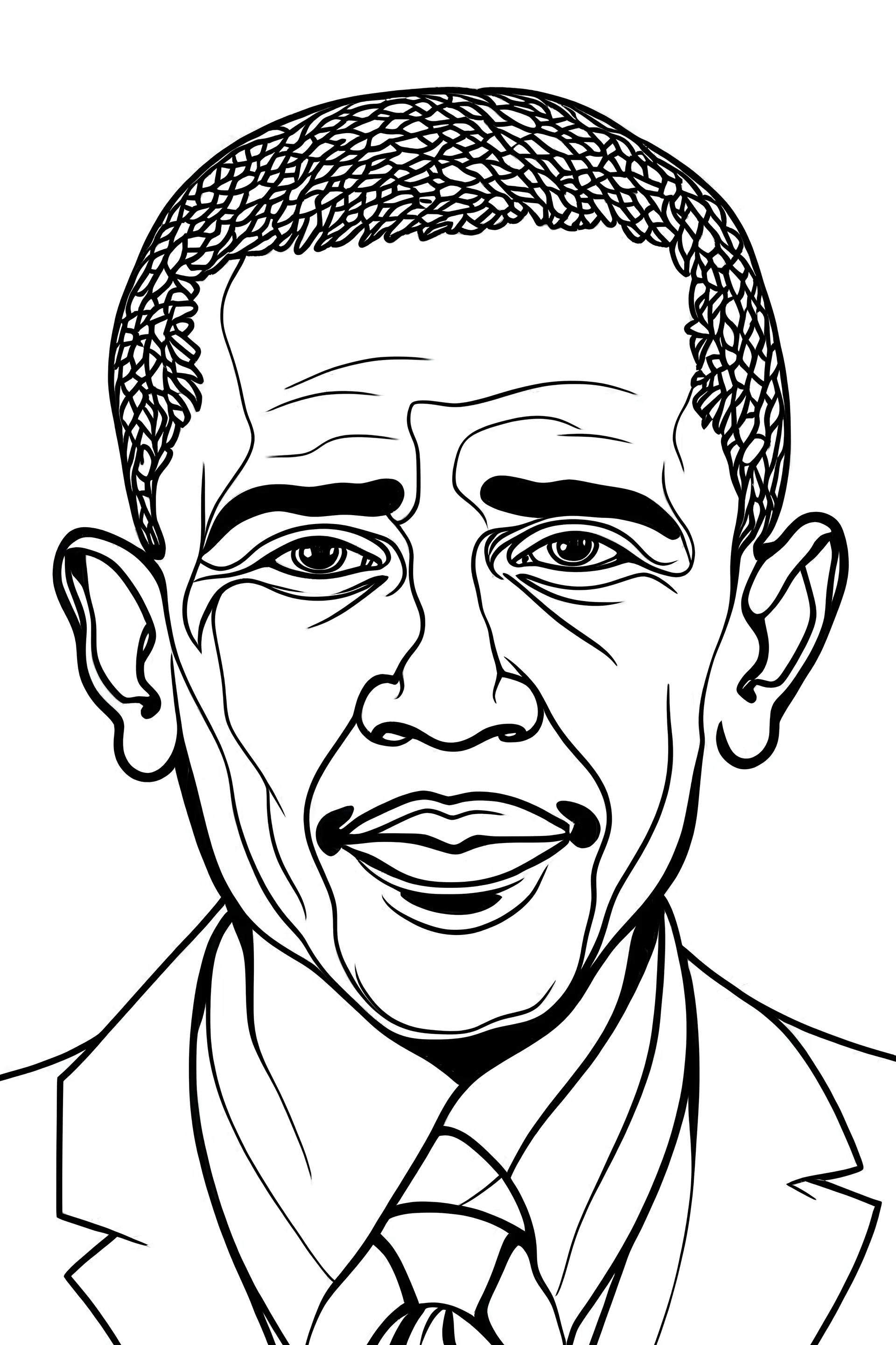 Create a black and white line drawing on a white background for kids to color the drawing should feature election with bold clear lines that resemble a coloring page