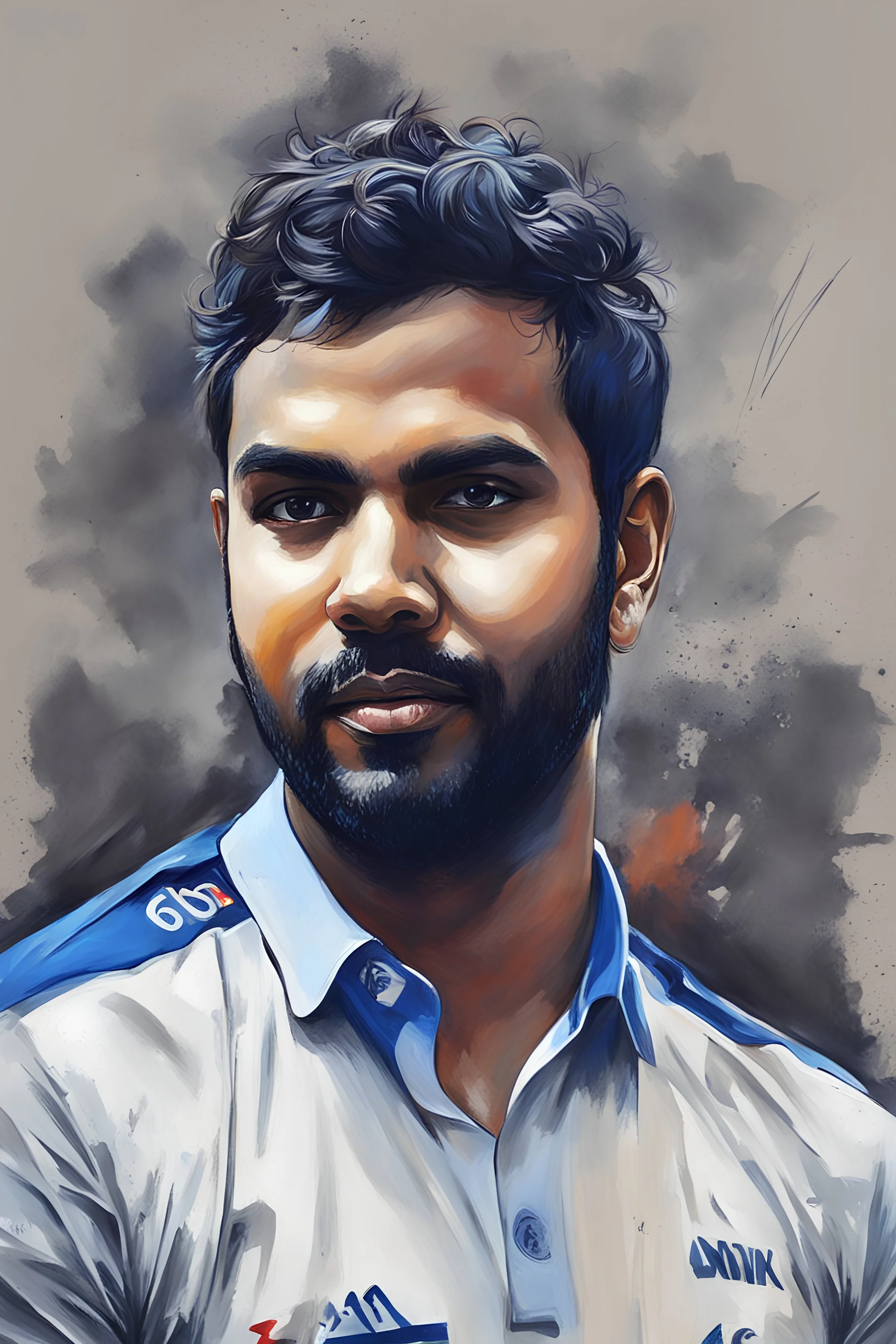 Artist shubham - 🎨🏏 A special gift to my Favourite Hitman,... | Facebook