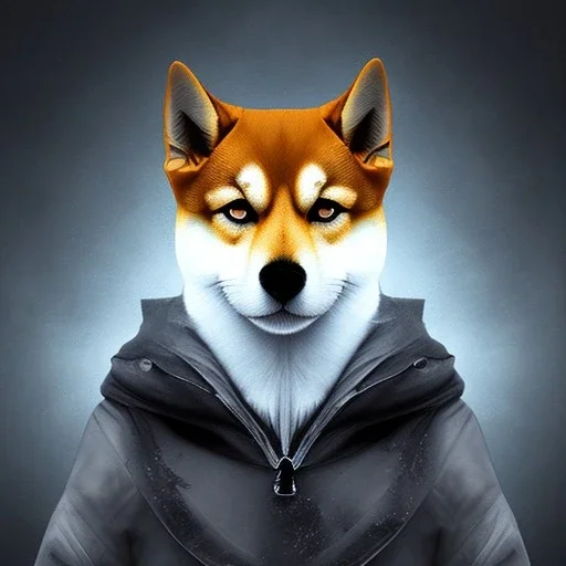 shiba inu ghost spooky creepy dark