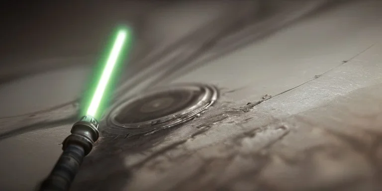 A polished lightsaber hilt laying on a naturally lit white marble table, 8k, HD, cinematography, photorealistic, Cinematic, Color Grading, Ultra-Wide Angle, Depth of Field, hyper-detailed, beautifully color-coded, insane details, intricate details, beautifully color graded, Cinematic, Color Grading, Editorial Photography, Depth of Field, DOF, Tilt Blur, White Balance, 32k, Super-Resolution, Megapixel, ProPhoto RGB, VR