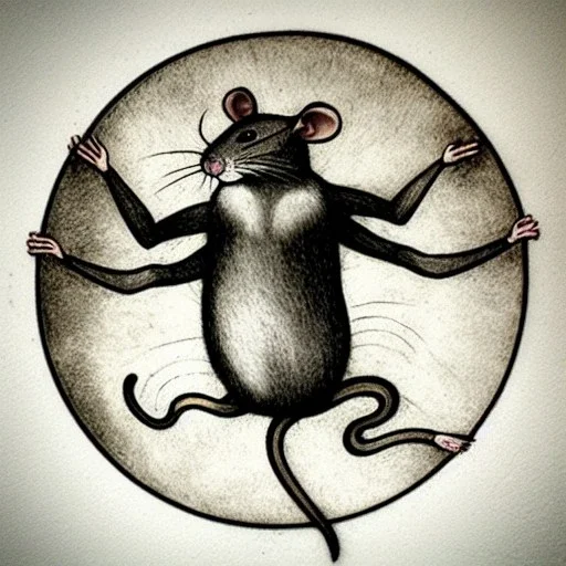 Rat, vitruvian