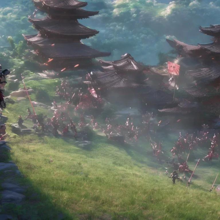 epic samurai battle