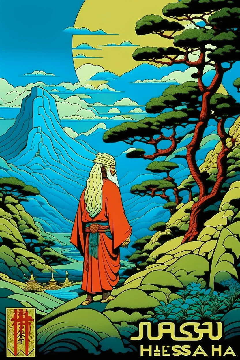 JOSHUA IN THE BIBLE in the style of Hiroshi Nagai