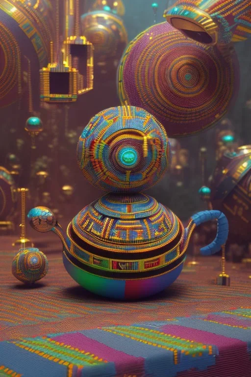 kente scene, thread, embroidery, octane render, high detail