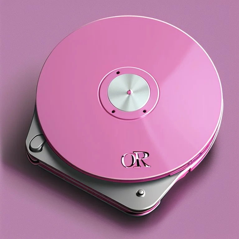 Pink CD-R design