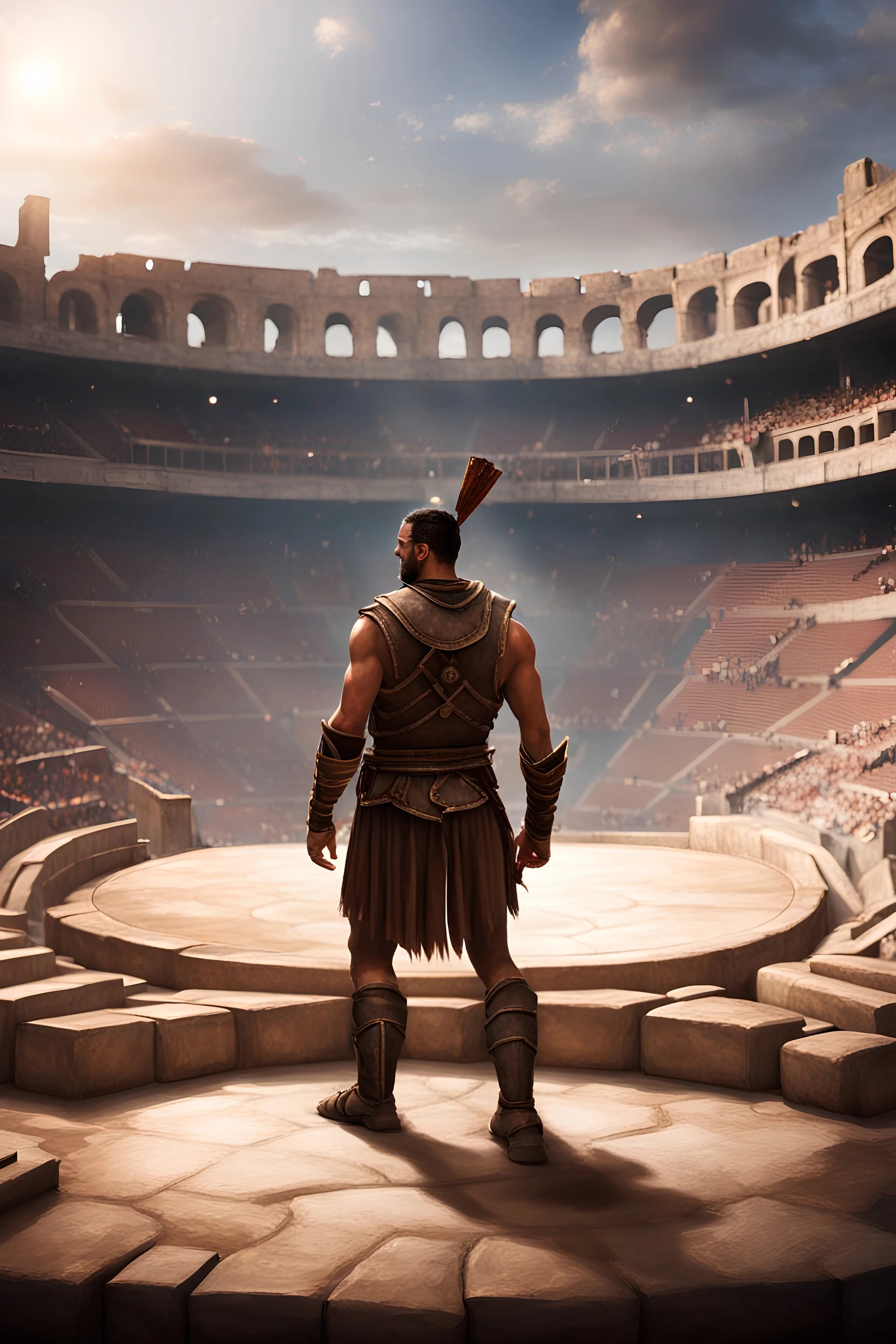 Gladiatore (sfondo arena)