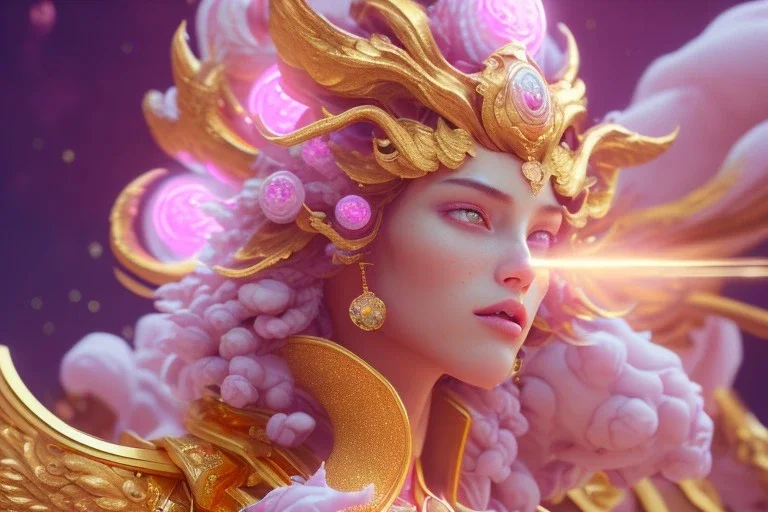 gold and light delicate violet fuchsia crystal galactique background, full of details, smooth, bright sunshine，soft light atmosphere, light effect，vaporwave colorful, concept art, smooth, extremely sharp detail, finely tuned detail, ultra high definition, 8 k, unreal engine 5, ultra sharp focus