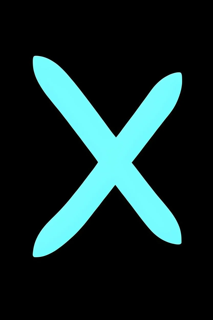 Letter x, it is the new twitter logo