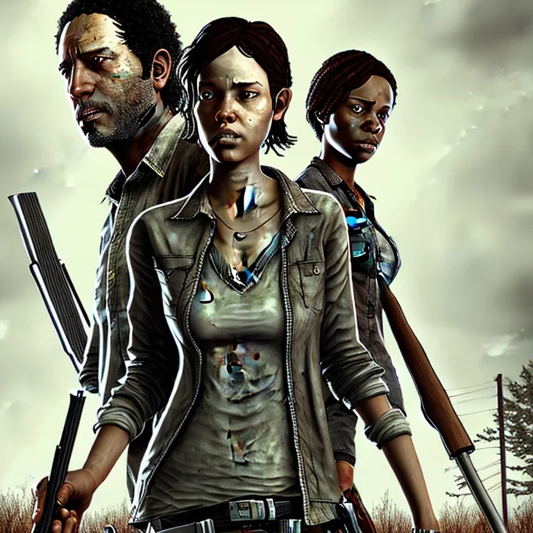 Clementine from the walking dead telltale art look like the game