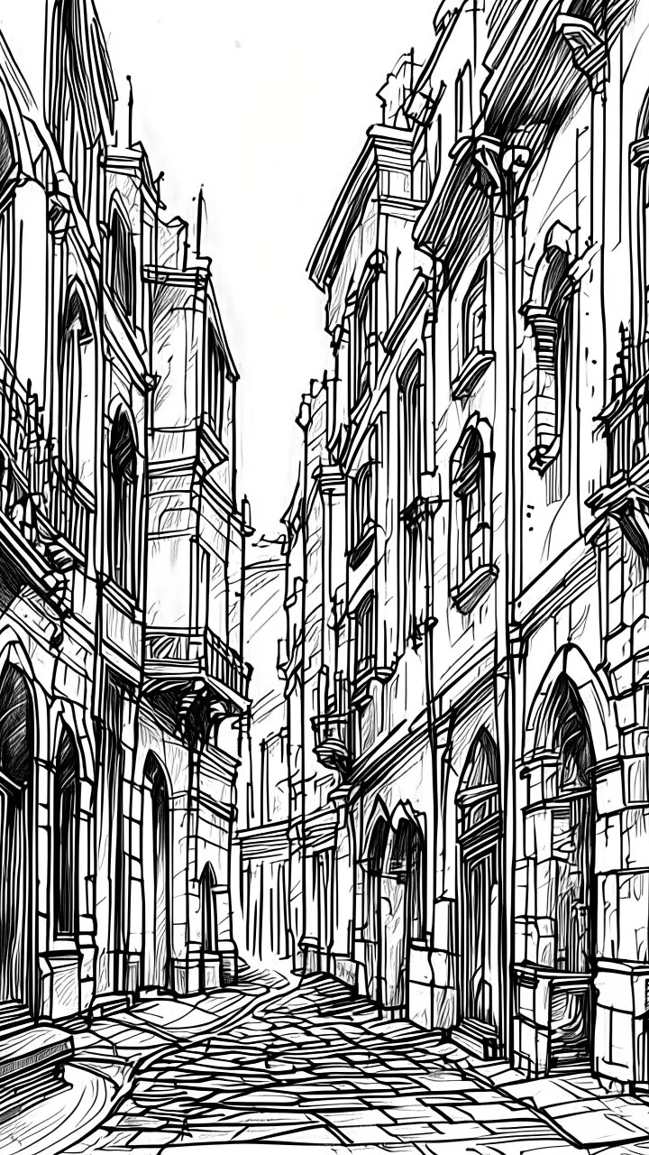 Fine line draw style