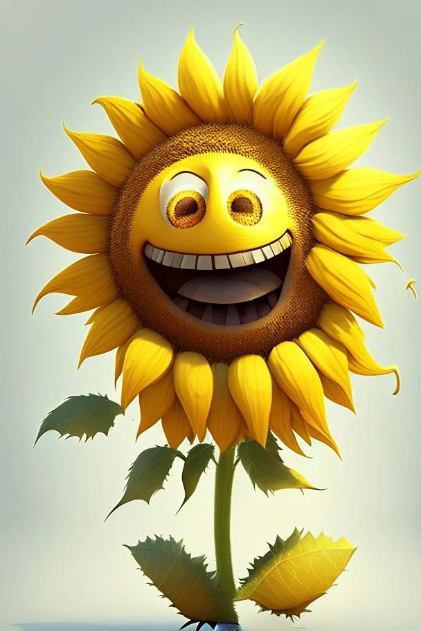 cheery sunflower avatar full body