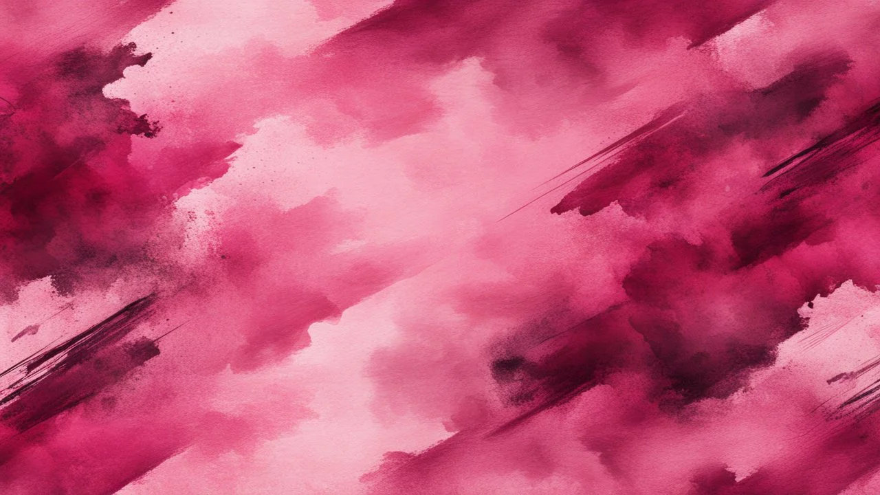 Hyper Realistic Grungy Pink & Maroon Abstract-Brush-Strokes-Pattern Texture Background