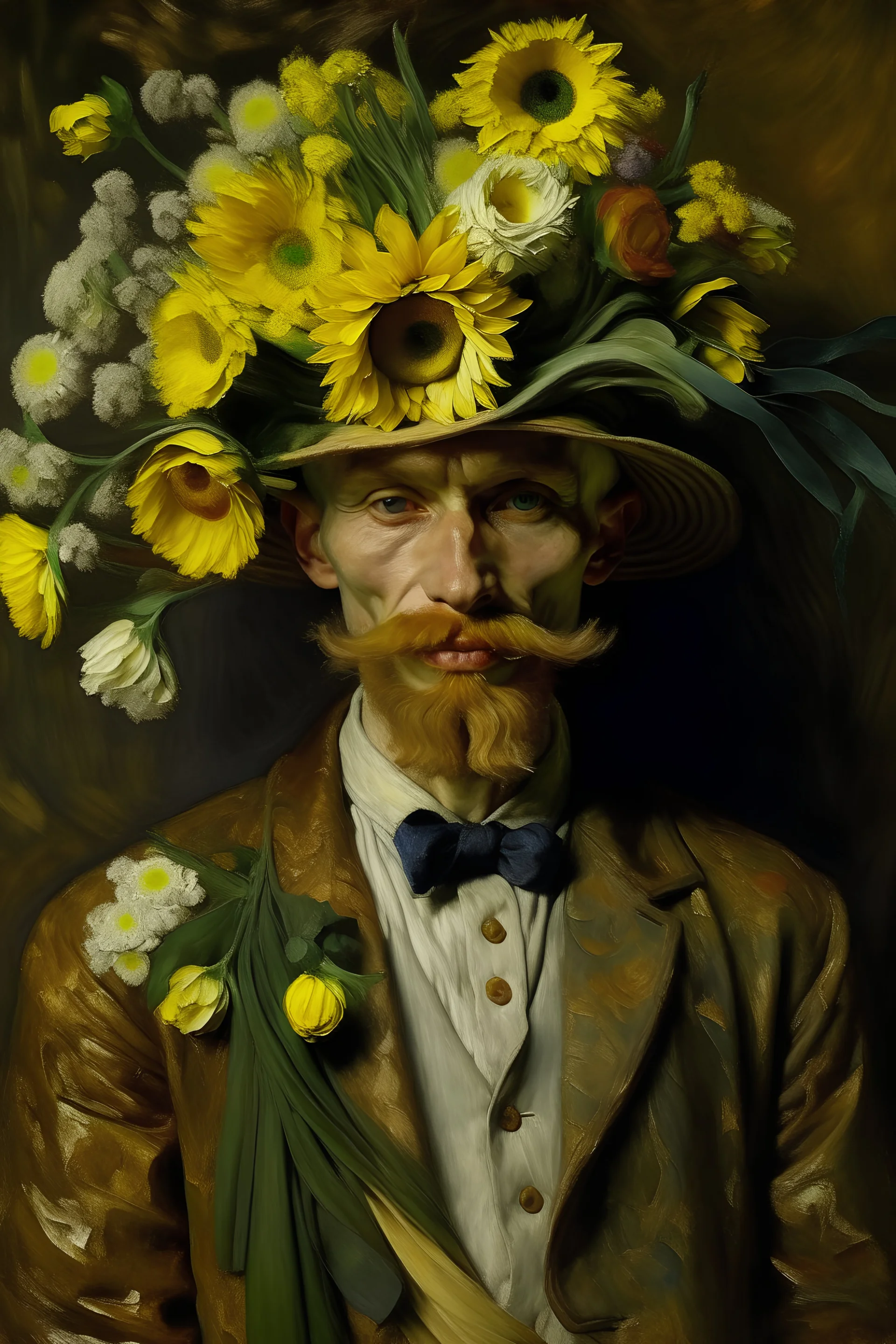 flower man by van Gogh