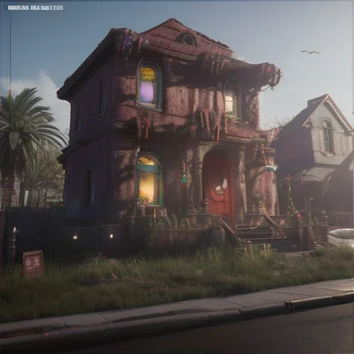 Chocolate house, unreal 5, octane render, cinema4d, redshift render, hyper realistic, cenematic, vibrancy, synthwave, retouch, centered, dynamic lighting, dramatic lighting, 4k, highly detailed, attractive beautiful, realistic, epic composition, holographic,