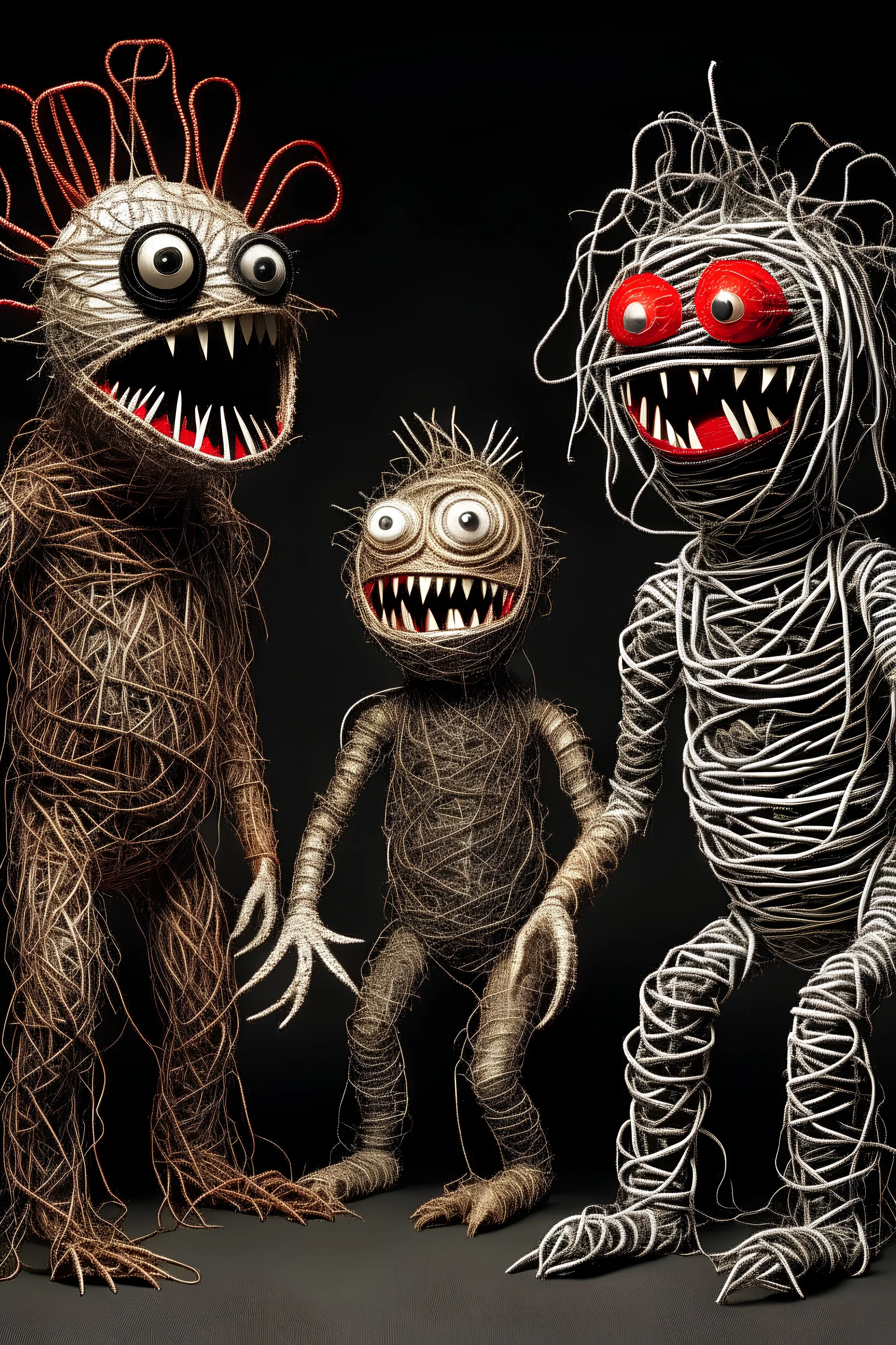 fraid wire monsters