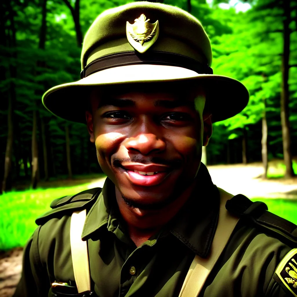 Lucky Stryker, african american, good looking,