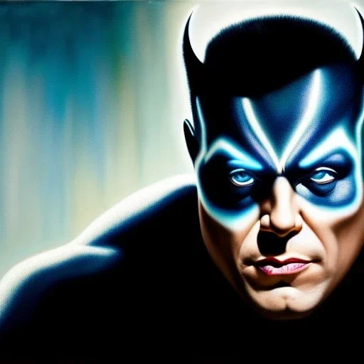 Ultra detailed fullbody Portrait in oil on canvas of Black Bolt,intense stare,extremely detailed digital painting, extremely detailed face,crystal clear Big eyes, mystical colors ,perfectly centered image, perfect composition, rim light, beautiful lighting,masterpiece,8k, stunning scene, raytracing, anatomically correct, in the style of robert e howard and Ken Kelley and Ohrai Noriyoshi and Simon Bisley and tomzj1