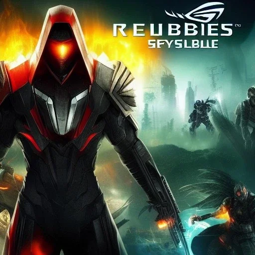 ASUS Republic of Gamers Style,Wallpaper , fullscreen mode, centered