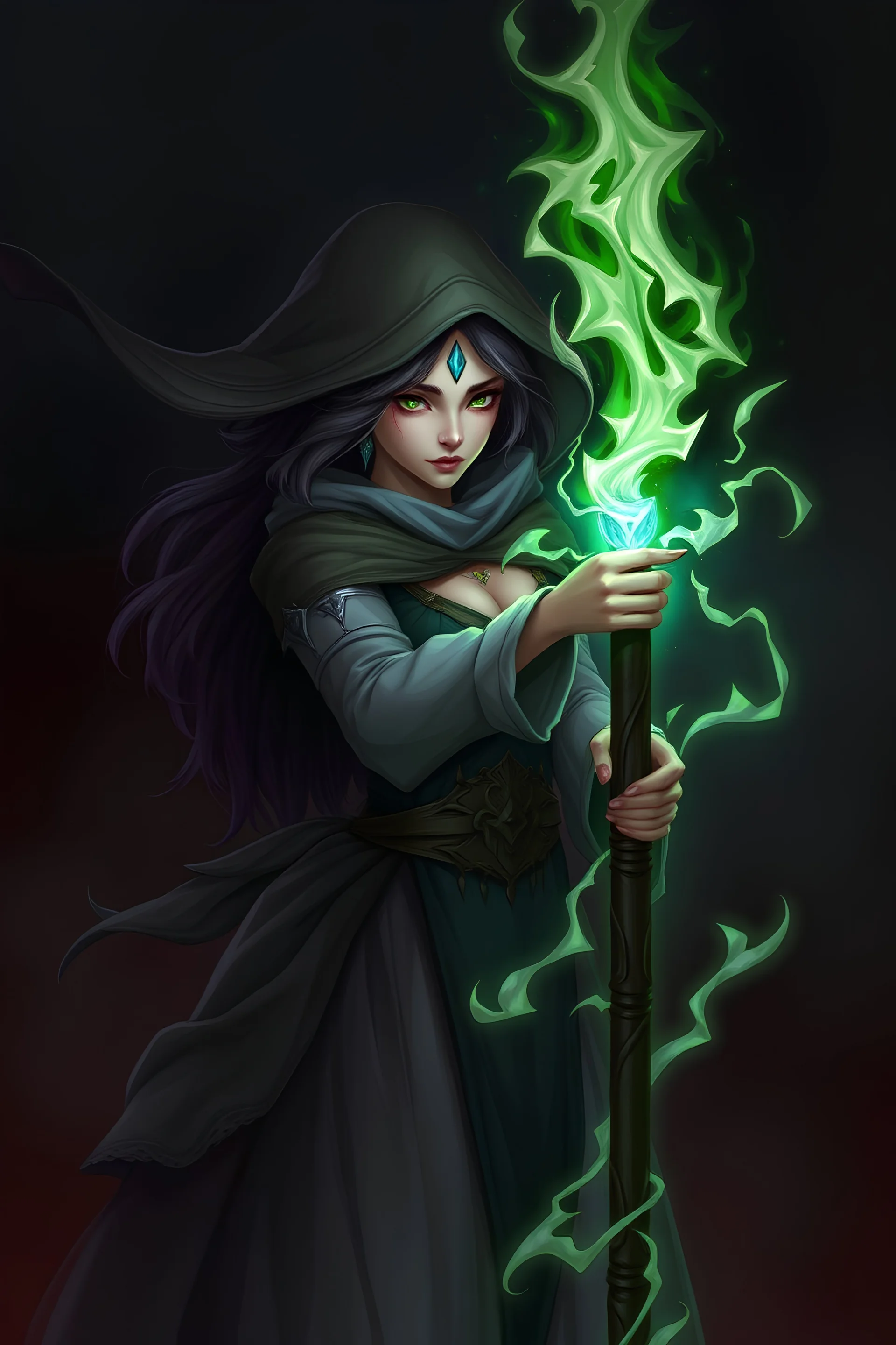 female human sorcerer