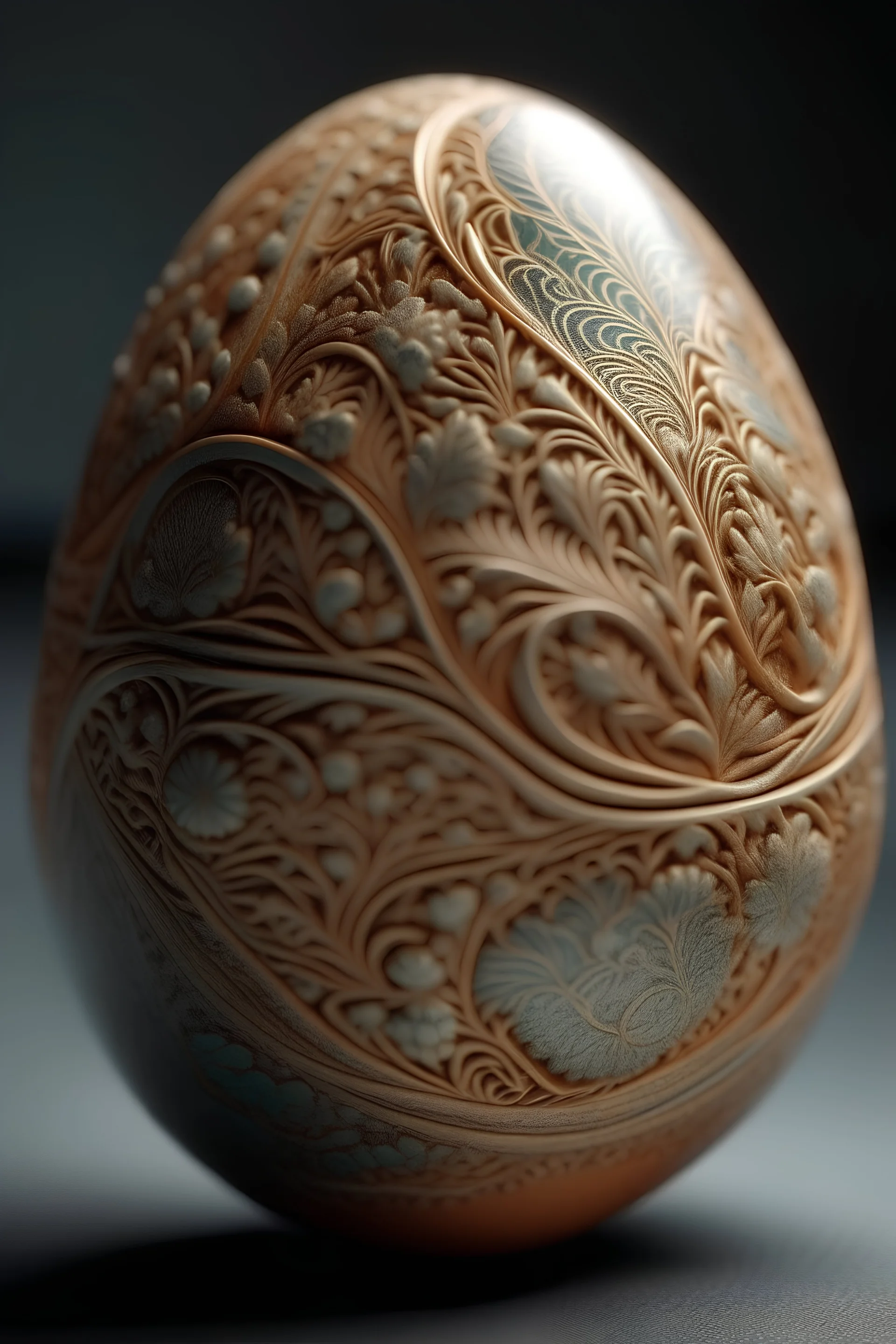 A ultradetailed egg