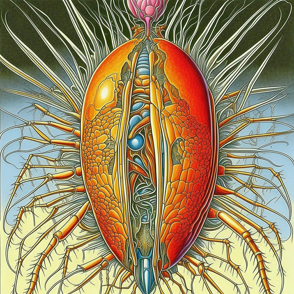 No scrotum of my son will be a cathedral for maggot mealworm or boll weevil, hallucinatory color pen complex matte oil painting, intricate detail, , dramatic volumetric lighting, concept art, by Gerald Scarfe.