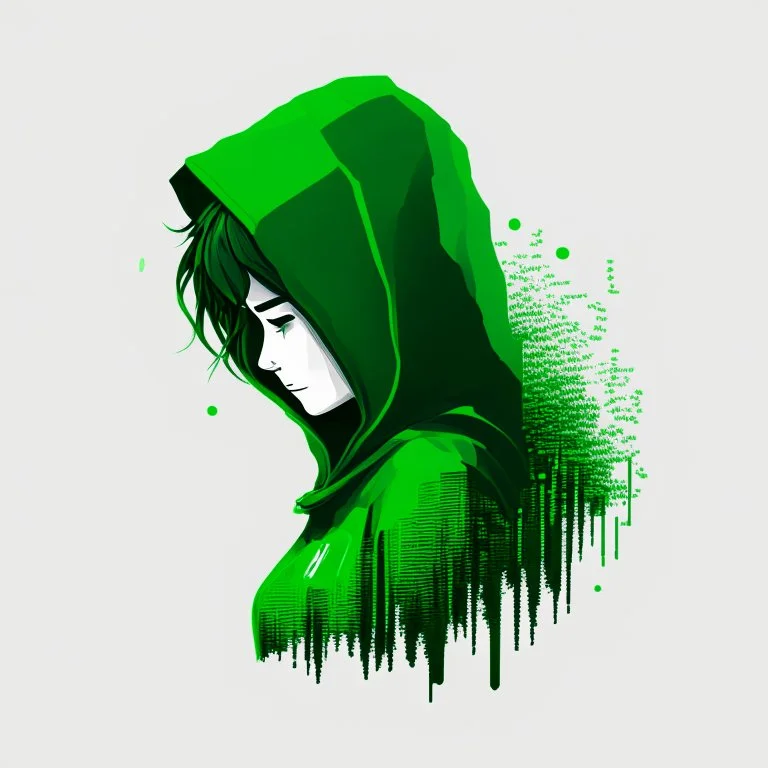 green, minimalistic, beautiful, drawing, art, code, full, png