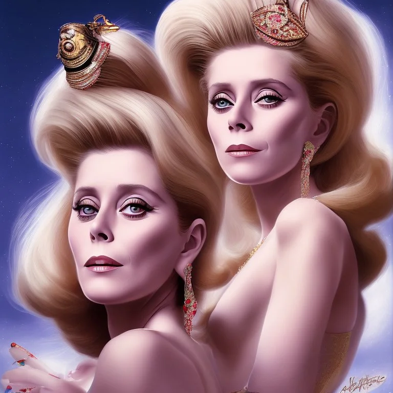 Catherine Deneuve as a Rockette