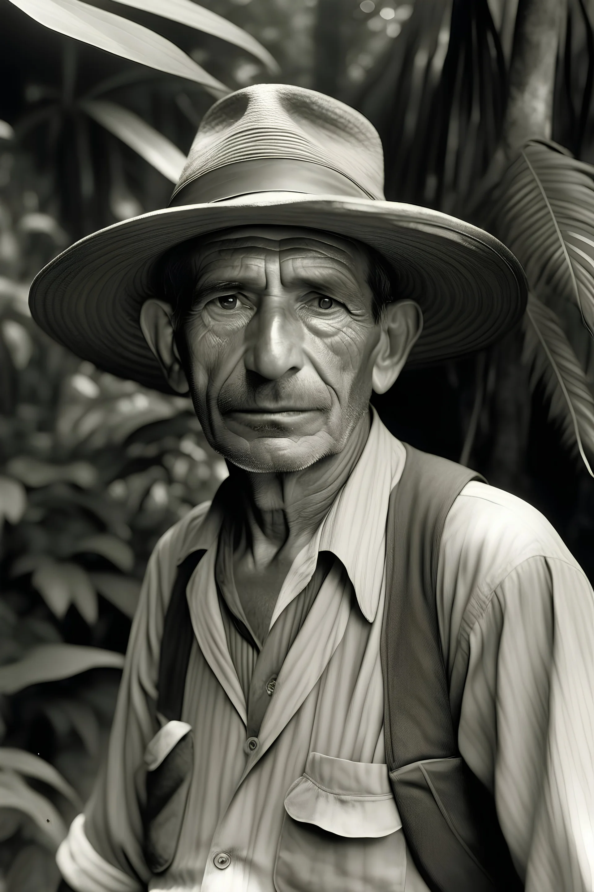 man 40 years mexico 1920 jungle