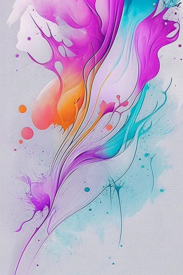 Abstract wet watercolor