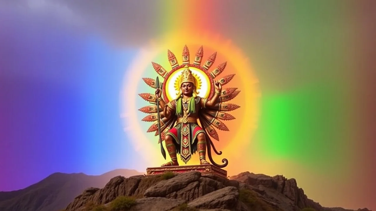 The god Chuichu was the Inca rainbow deity