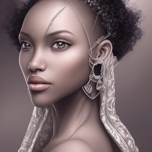 Rwandan princess realistic