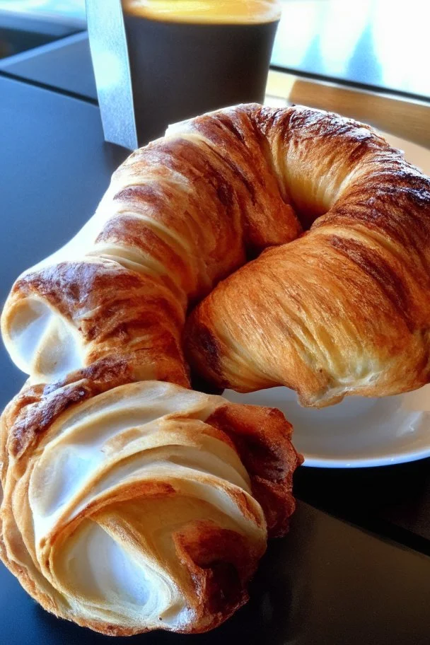 coffee croissant kangaroo point