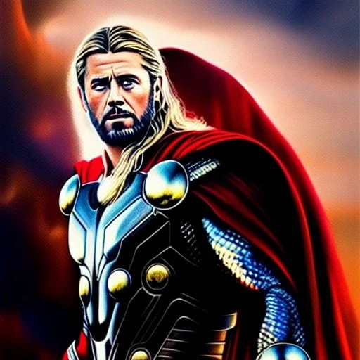 Ultra detailed fullbody Portrait in oil on canvas of Thor merges with ironman armor,intense stare,extremely detailed digital painting, extremely detailed face,crystal clear Big eyes, mystical colors ,perfectly centered image, perfect composition, rim light, beautiful lighting,masterpiece,8k, stunning scene, raytracing, anatomically correct, in the style of robert e howard and Ken Kelley and Ohrai Noriyoshi and Simon Bisley and tomzj1