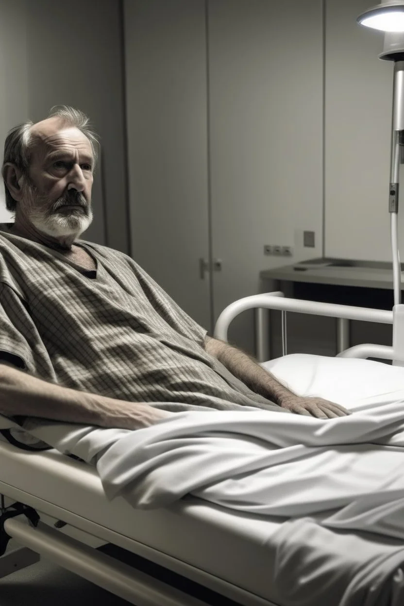 dying husband in the hospital