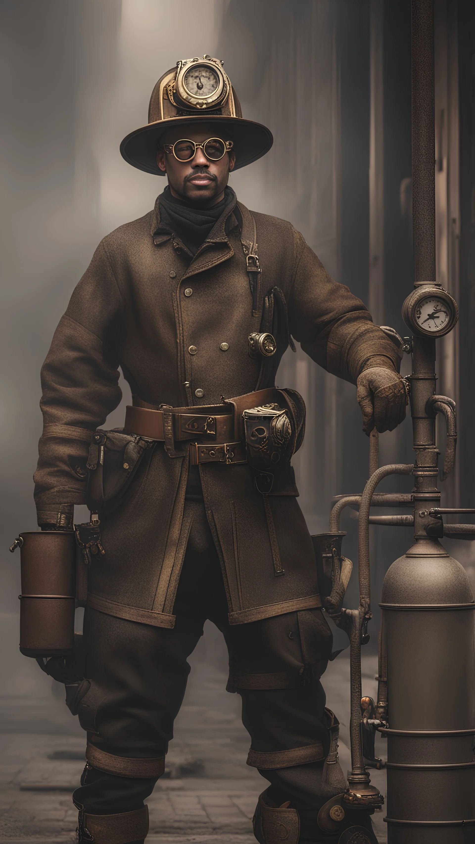 steampunk fireman