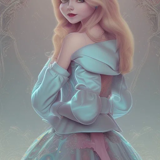 "Alice in the wonderland"blonde woman, purpurin, minimal latex dress, oversize velvet coat, gradient color, BLUE, PINK, CYAN, neon, insanely detailed, 16k resolution, perfect eyes, cinematic smooth, intricate detail