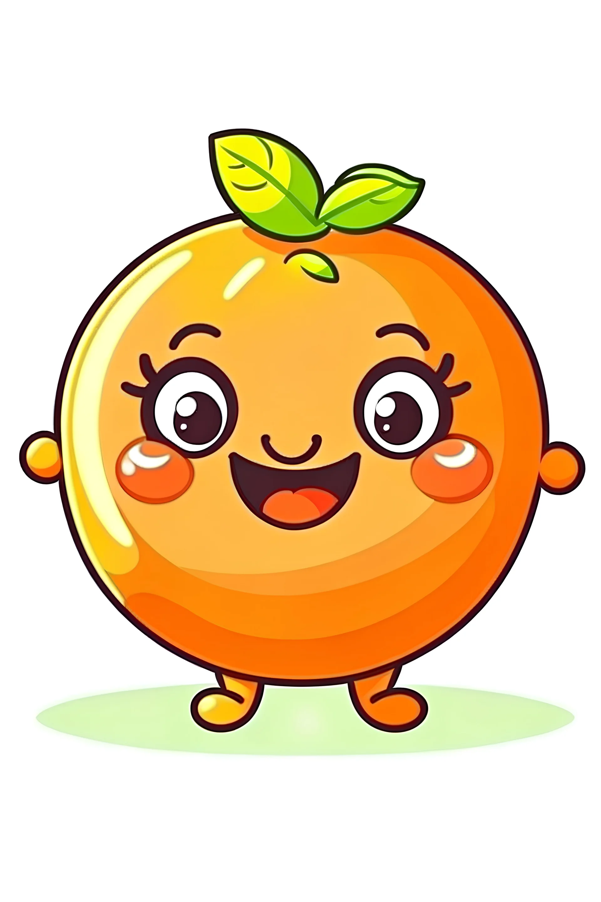 stekers of a Happy apricot cartoon